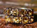 Hand Made Faceted Citrine Silver Ring - Sold Per Item - From South Africa