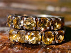 Hand Made Faceted Citrine Silver Ring - Sold Per Item - From South Africa
