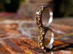 Hand Made Faceted Citrine Silver Ring - Sold Per Item - From South Africa