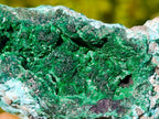 Natural Cuprite Specimen with Silky Botryoidal Malachite and Chrysocolla x 1 From Mashamba West, Congo