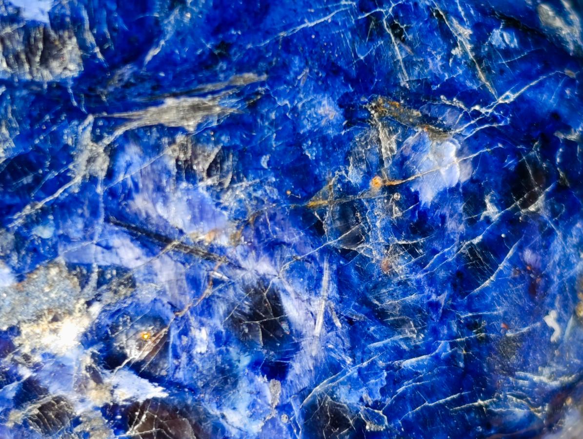 Polished Super Rare Deep Blue Dumortierite Standing Display Piece x 1 From Madagascar