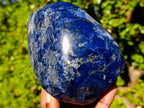 Polished Super Rare Deep Blue Dumortierite Standing Display Piece x 1 From Madagascar