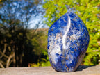 Polished Super Rare Deep Blue Dumortierite Standing Display Piece x 1 From Madagascar