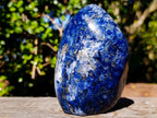 Polished Super Rare Deep Blue Dumortierite Standing Display Piece x 1 From Madagascar