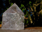 Polished Large Clear Quartz Standing Display Crystal x 1 From Madagascar