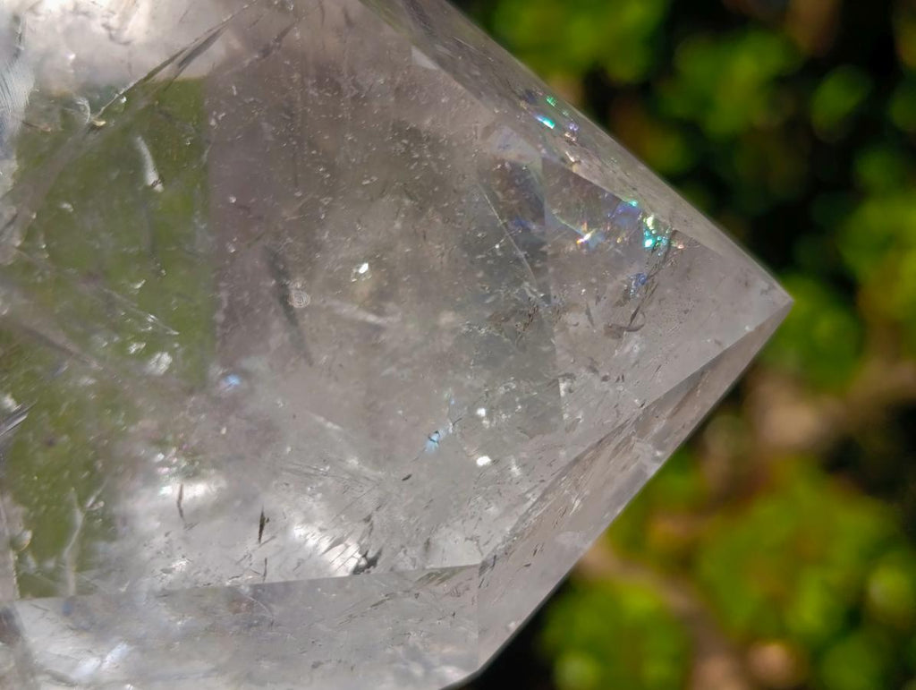 Polished Large Clear Quartz Standing Display Crystal x 1 From Madagascar