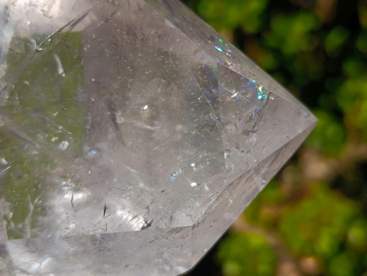 Polished Large Clear Quartz Standing Display Crystal x 1 From Madagascar