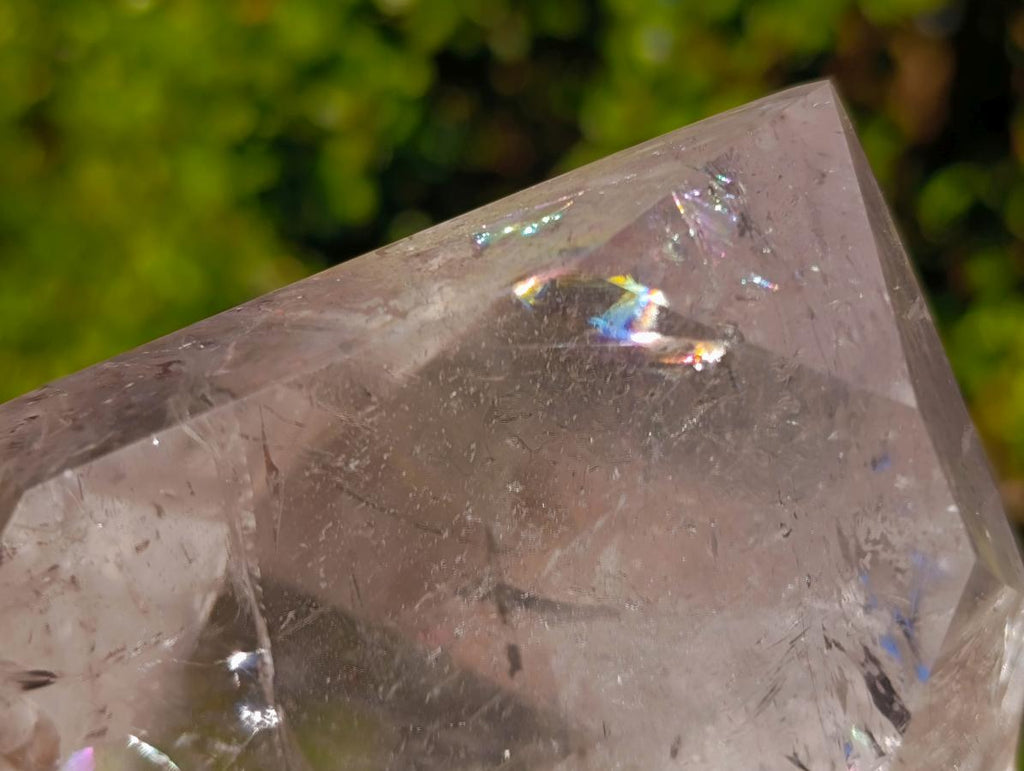 Polished Large Clear Quartz Standing Display Crystal x 1 From Madagascar
