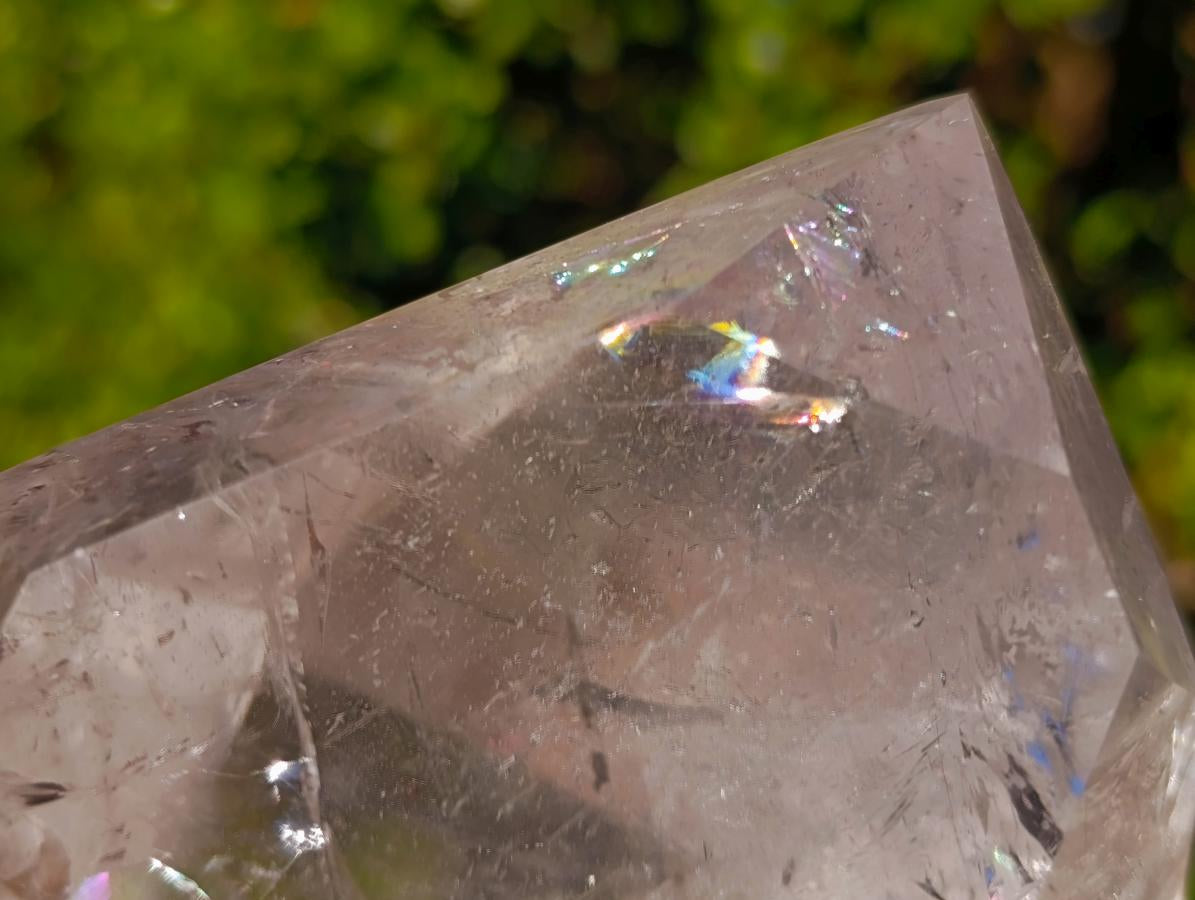 Polished Large Clear Quartz Standing Display Crystal x 1 From Madagascar