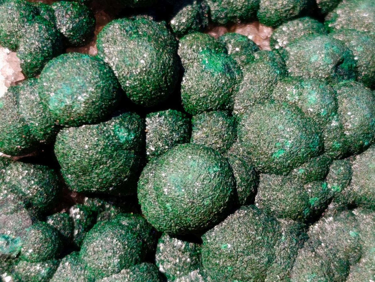Natural Cabinet Size Ball Malachite Specimen x 1 From Mindingi Mine, Congo