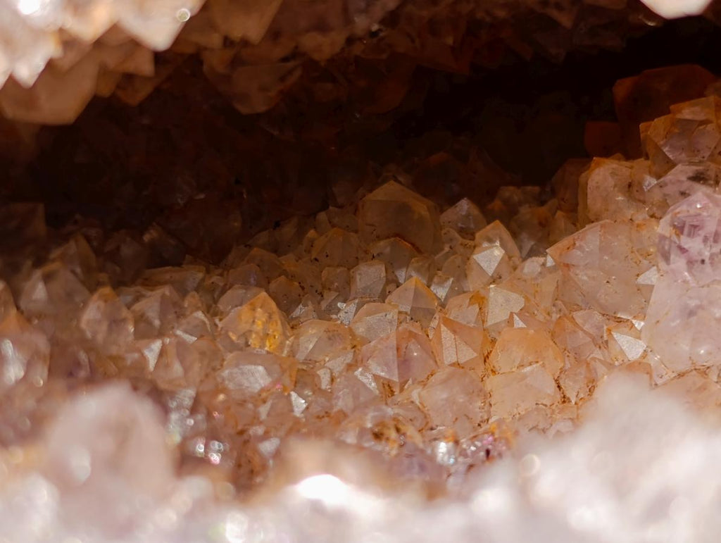 Polished Agate Geode with Crystal Quartz Centre x 1 From Maintirano, Madagascar