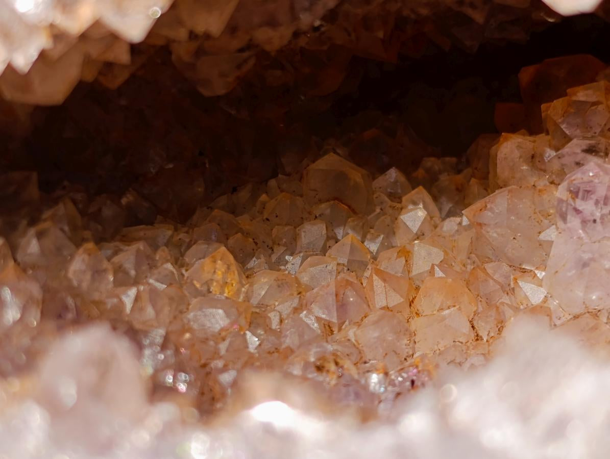 Polished Agate Geode with Crystal Quartz Centre x 1 From Maintirano, Madagascar