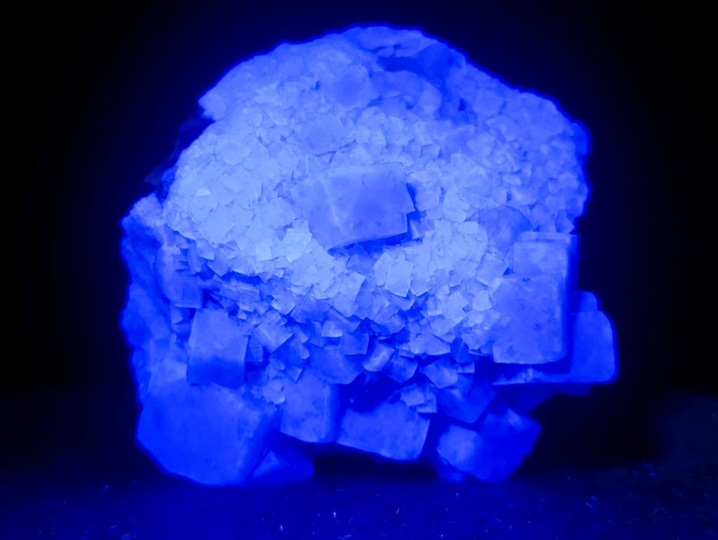 Natural Cabinet Size Cubic Fluorite Crystal Cluster Specimen x 1 From Mandrosonoro Madagascar