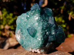 Natural Cabinet Size Cubic Fluorite Crystal Cluster Specimen x 1 From Mandrosonoro Madagascar