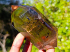 Polished Double Terminated Smokey Quartz Crystal with Inclusions x 1 From Madagascar