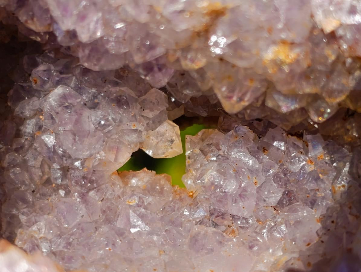 Polished Agate with Crystalline Amethyst Centred Geode x 1 From Maintirano, Madagascar