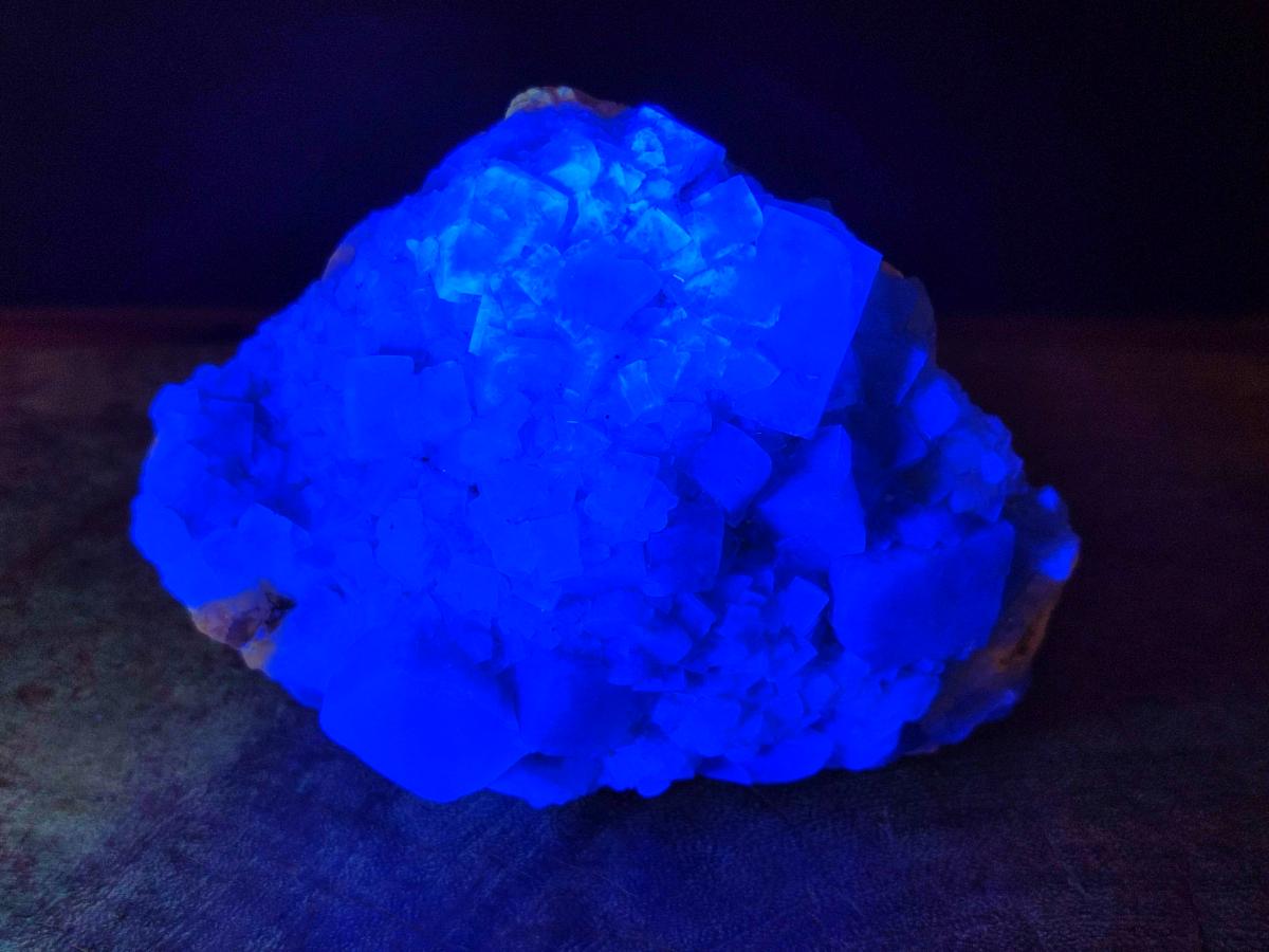 Natural Cabinet Size Cubic Fluorite Specimen x 1 From Mandrosonoro Madagascar