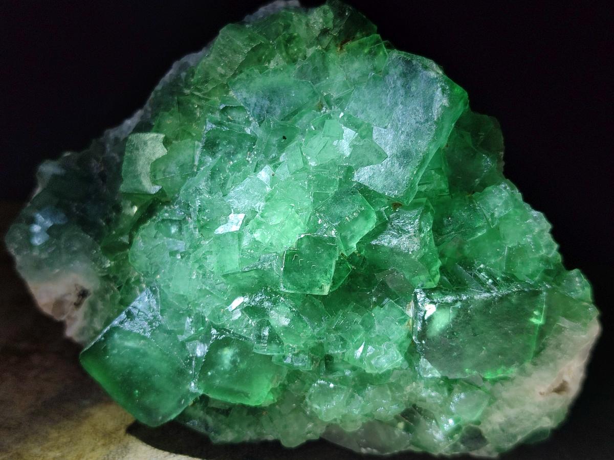 Natural Cabinet Size Cubic Fluorite Specimen x 1 From Mandrosonoro Madagascar