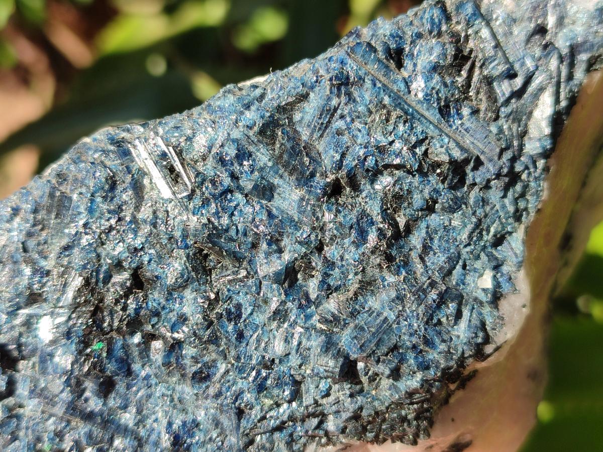 Natural Rare Blue Indicolite Tourmaline Crystals in White Quartz x 1 From Karibib, Namibia