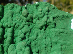 Natural Botryoidal Malachite Crystalline Plate Specimen x 1 From Kolwezi, Congo