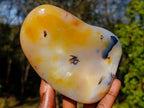 Polished Dendritic Carnelian Agate Free Form x 1 From Madagascar