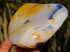 Polished Dendritic Carnelian Agate Free Form x 1 From Madagascar