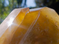 Polished Large Golden Citrine Twin Crystal x 1 From Anjozorobe Madagascar