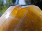 Polished Large Golden Citrine Twin Crystal x 1 From Anjozorobe Madagascar