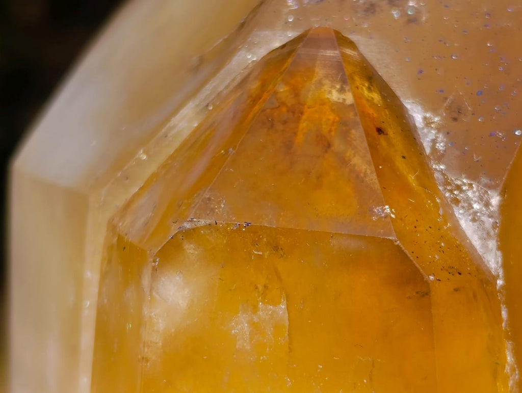 Polished Large Golden Citrine Twin Crystal x 1 From Anjozorobe Madagascar