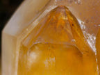 Polished Large Golden Citrine Twin Crystal x 1 From Anjozorobe Madagascar
