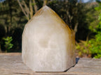 Polished Large Golden Citrine Twin Crystal x 1 From Anjozorobe Madagascar