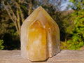 Polished Large Golden Citrine Twin Crystal x 1 From Anjozorobe Madagascar