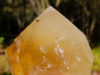 Polished Large Golden Citrine Twin Crystal x 1 From Anjozorobe Madagascar