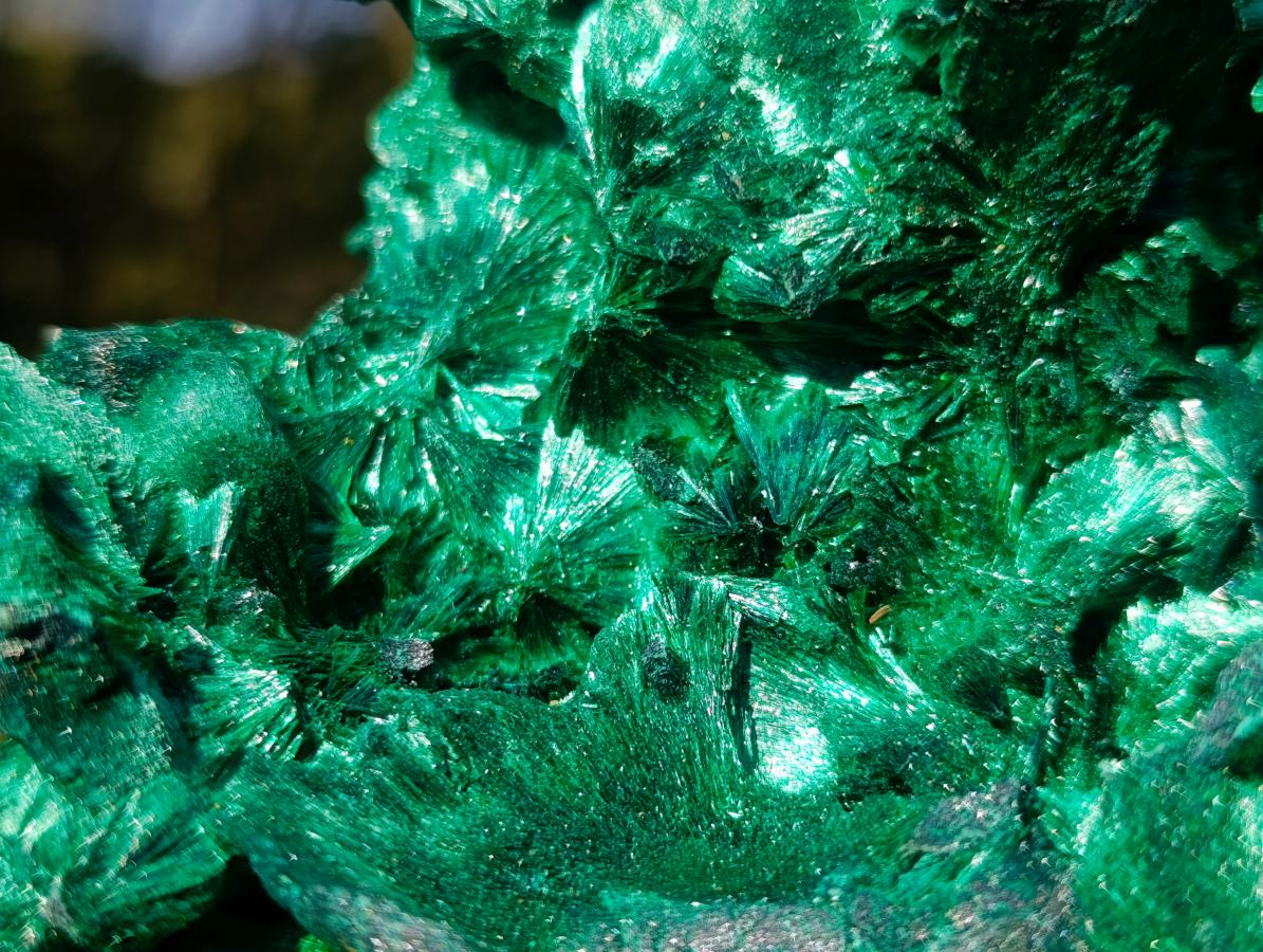 Natural Exquisite Silky Malachite Cabinet Specimen x 1 From Kasompe, Congo