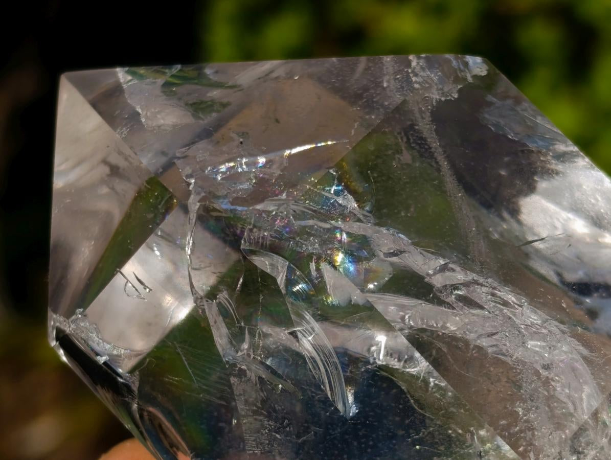 Polished Double Terminated Clear Quartz Crystal x 1 From Madagascar