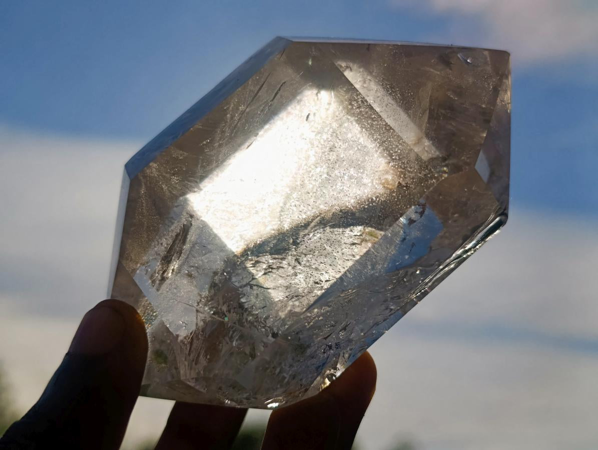 Polished Double Terminated Clear Quartz Crystal x 1 From Madagascar