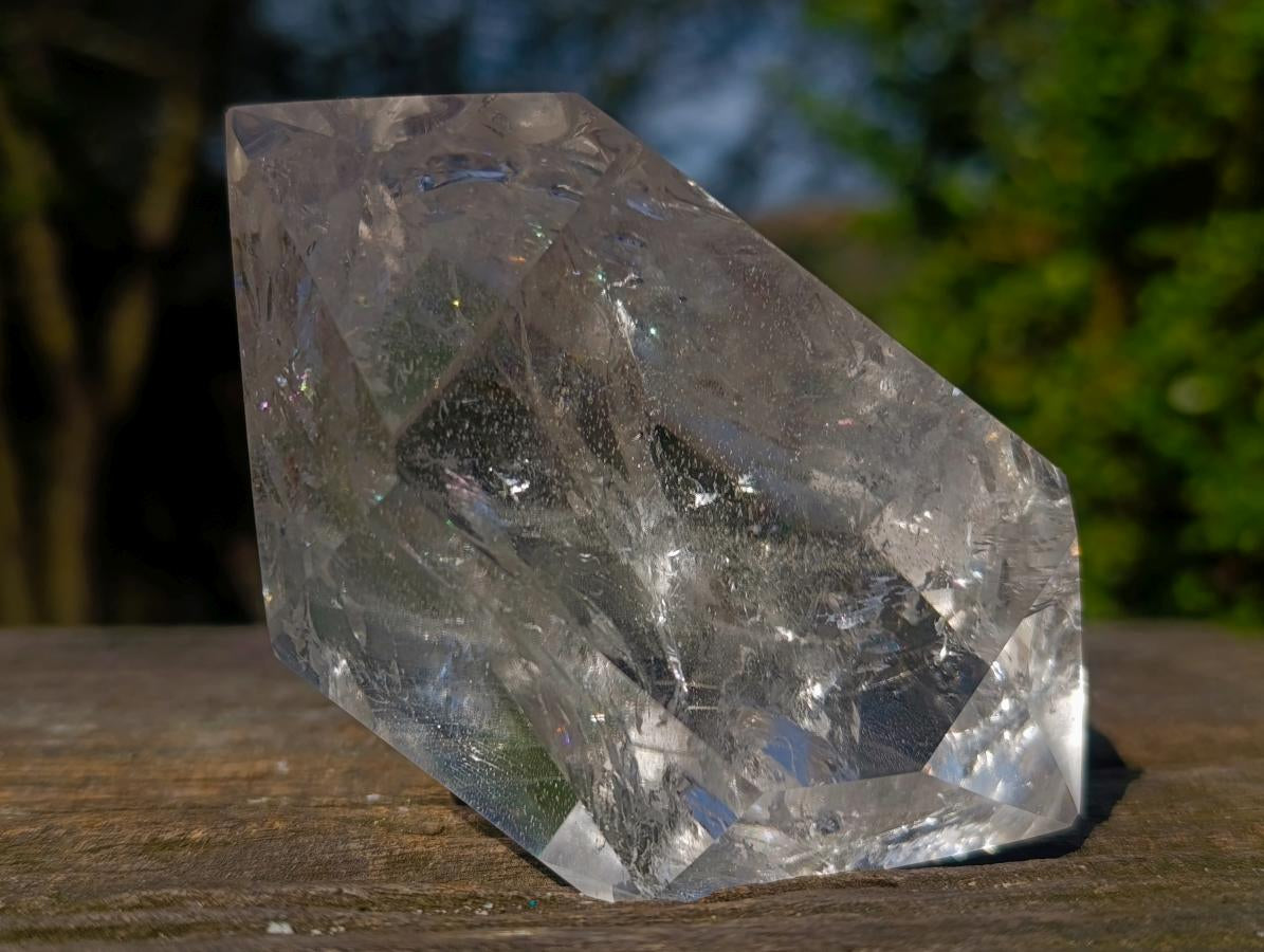 Polished Double Terminated Clear Quartz Crystal x 1 From Madagascar