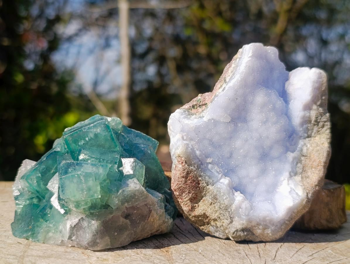 Natural Mix of African Minerals and Crystals Set of 6 x 1 From Southern Africa