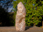 Polished and Natural Skeletal Quartz Window Crystal x 1 From Madagascar