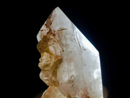Polished and Natural Skeletal Quartz Window Crystal x 1 From Madagascar