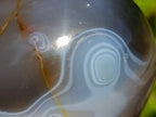 Polished Large Banded Agate Egg x 1 From Madagascar
