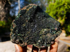 Natural Libethenite Crystals on Dolomite Matrix Specimen x 1 From Kolwezi, Congo