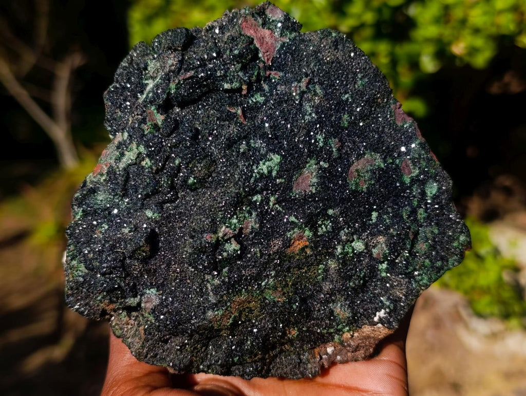 Natural Libethenite Crystals on Dolomite Matrix Specimen x 1 From Kolwezi, Congo