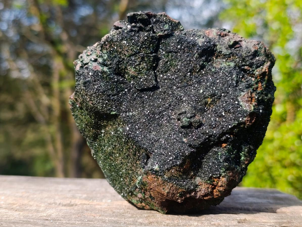 Natural Libethenite Crystals on Dolomite Matrix Specimen x 1 From Kolwezi, Congo