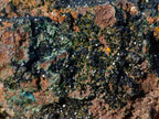 Natural Libethenite Crystals on Dolomite Matrix Specimen x 1 From Kolwezi, Congo