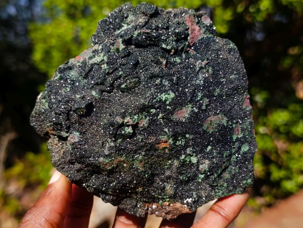 Natural Libethenite Crystals on Dolomite Matrix Specimen x 1 From Kolwezi, Congo
