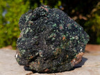 Natural Libethenite Crystals on Dolomite Matrix Specimen x 1 From Kolwezi, Congo