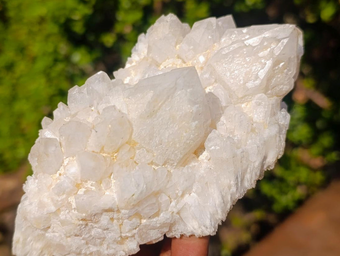 Natural "Love Star" Cascading Pineapple Quartz Crystal Cluster x 1 From Madagascar