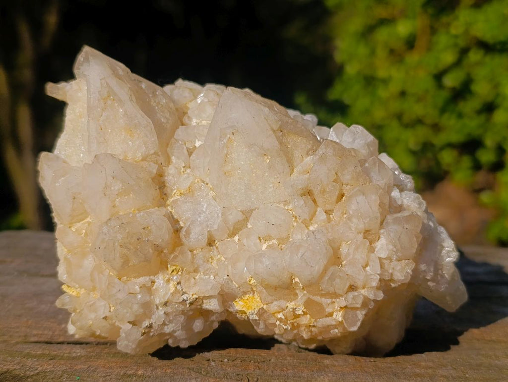 Natural "Love Star" Cascading Pineapple Quartz Crystal Cluster x 1 From Madagascar