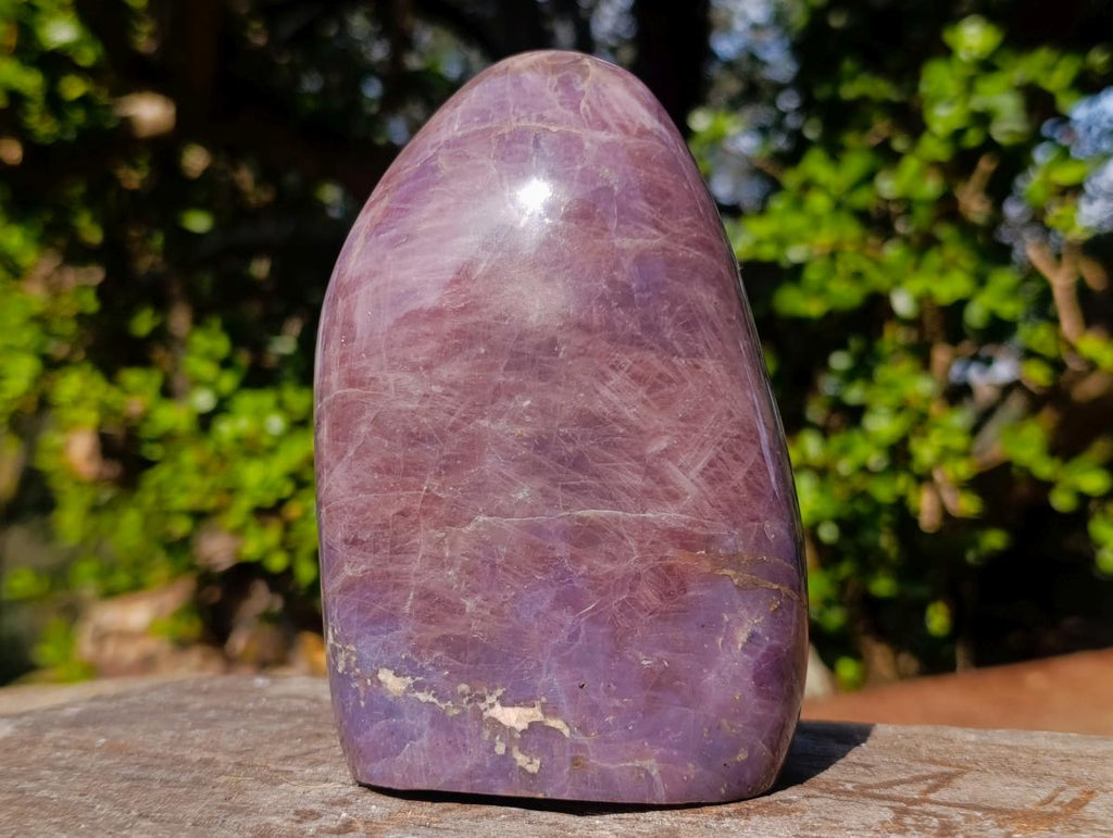 Polished Super Rare Lavender Rose Quartz Standing Display Piece x 1 From Ambatondrazaka, Madagascar